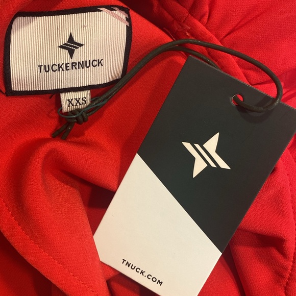 Tuckernuck NEW Blythe Poppy Preppy Bow Sleeveless Mini Dress Cherry Red Size XXS - Picture 11 of 12